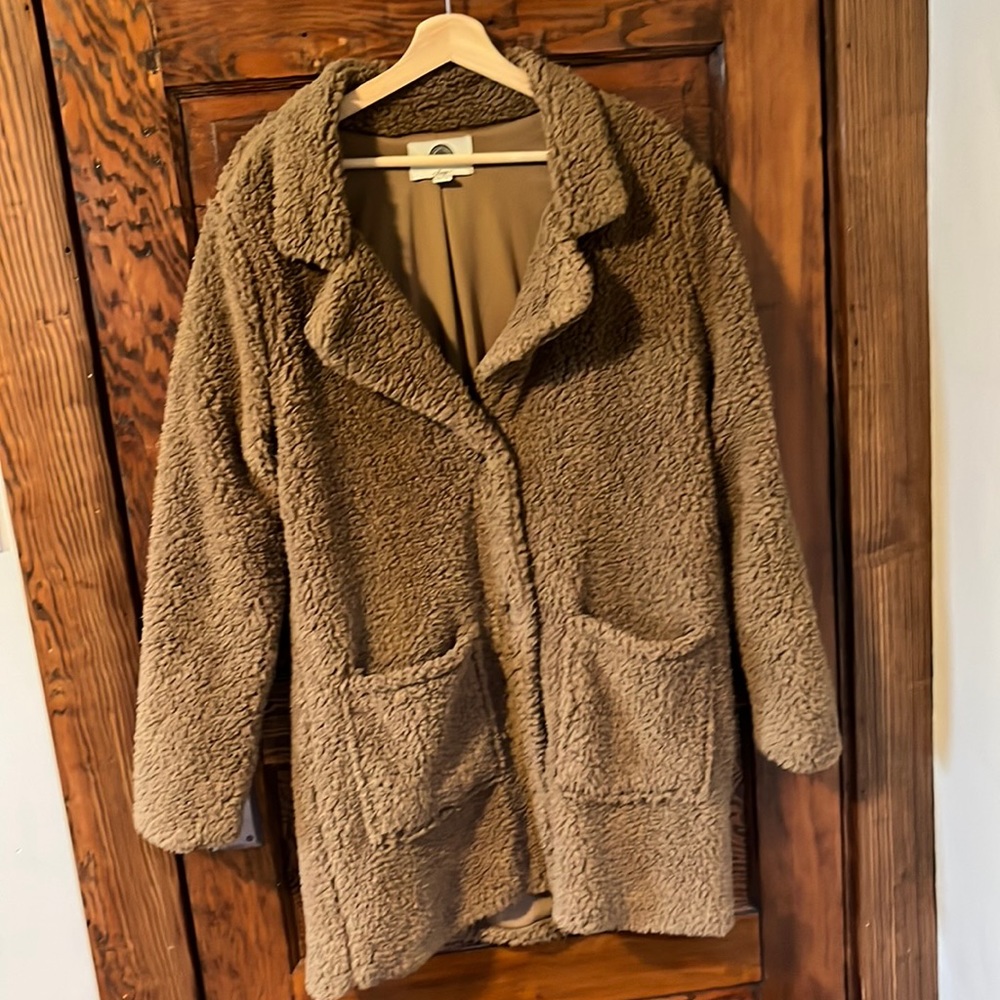 Gently worn teddy jacket